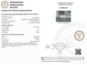 Diamante IGI 0.42 carat D VVS2